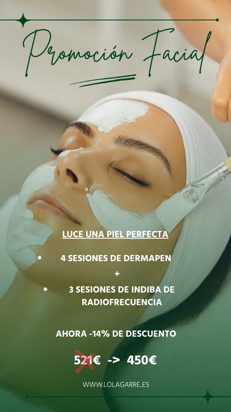 Lola Garre Tratamiento Promocion Facial Lola Garre Tratamiento Promocion Facial